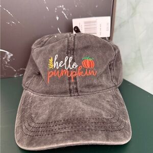 David and Young Charcoal 'Hello Pumpkin' Cap